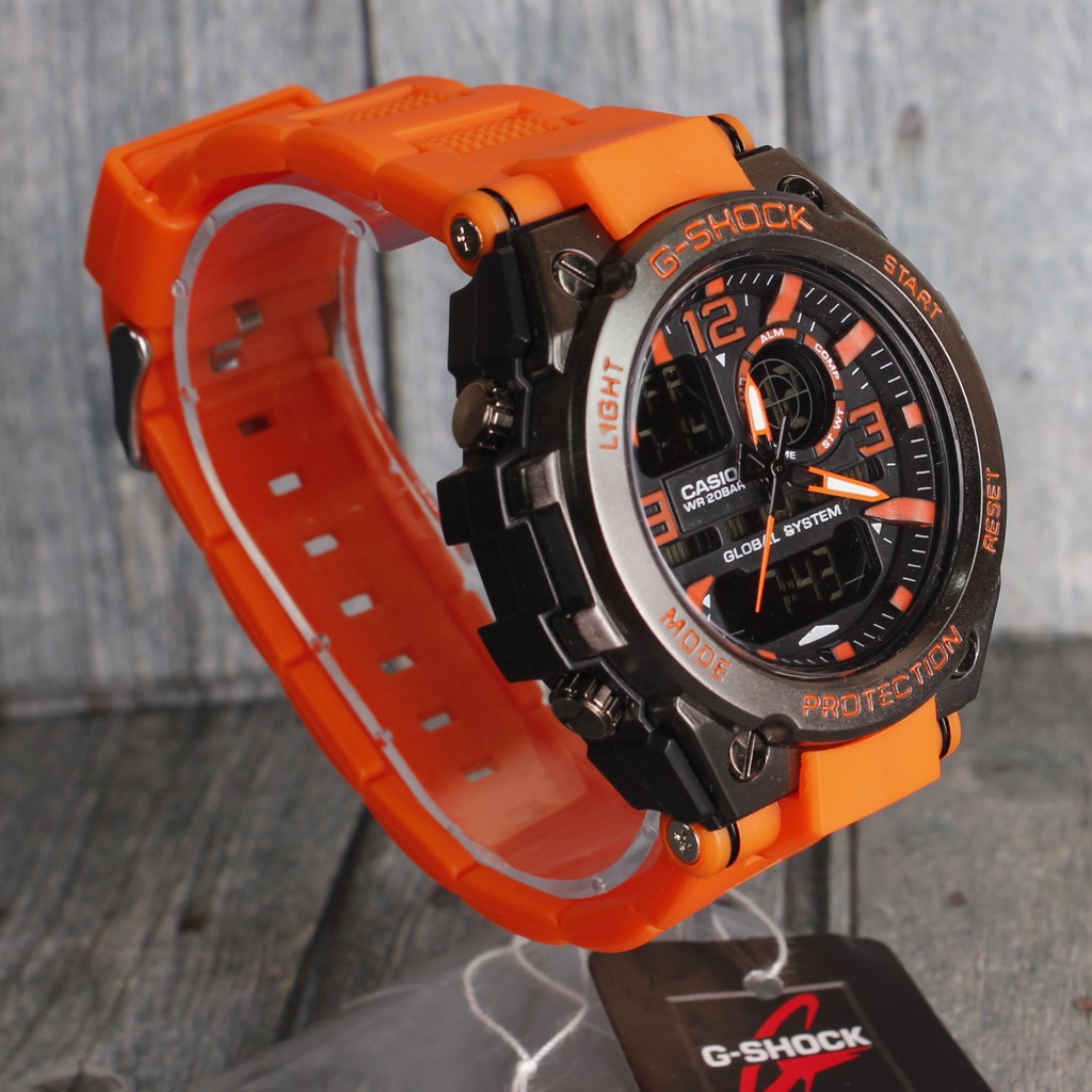 SALE MURAH  G-Shock Casio G8600 Metal Besi , Jam tangan pria dual time digital analog SKMEI