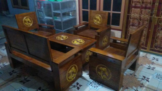 Kursi Tamu Koper Bolsa Kayu Jati Harga Murah