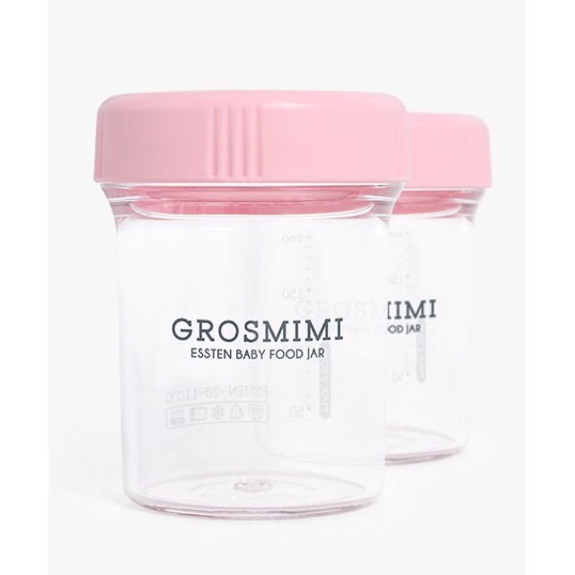 Grosmimi - Essten Baby Food Jar (Pink , Beige , Green)