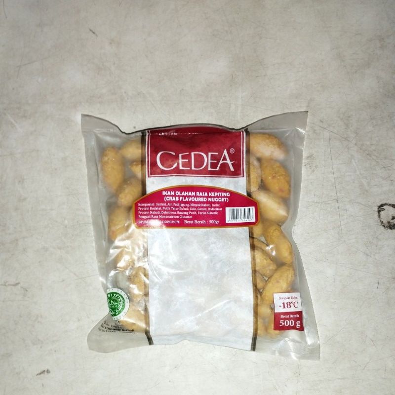 

CEDEA NUGET KEPITING CRAB NUGGET 500 GRAM