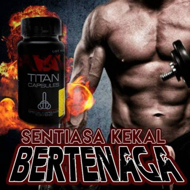 TITAN CAPSULE ASLI ORIGINAL CAPSULES RUSIA SPESIALIS KAPSUL PEMBESAR KELAMIN PRIA CAPSUL