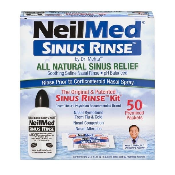Neilmed botol sinus rinse + 50 garam