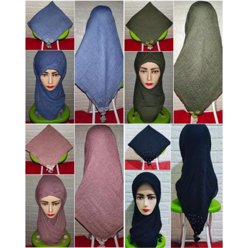 Hijab Crincle Bandul Fiolla