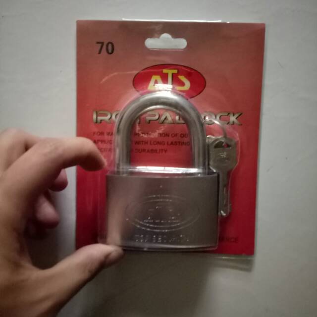 Gembok 70 mm ats silver