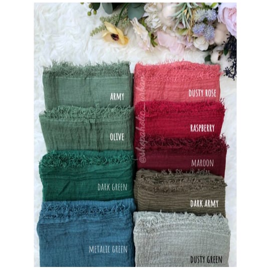 Pasmina crinkle part1 / pasmina polos / pasmina lecek-1