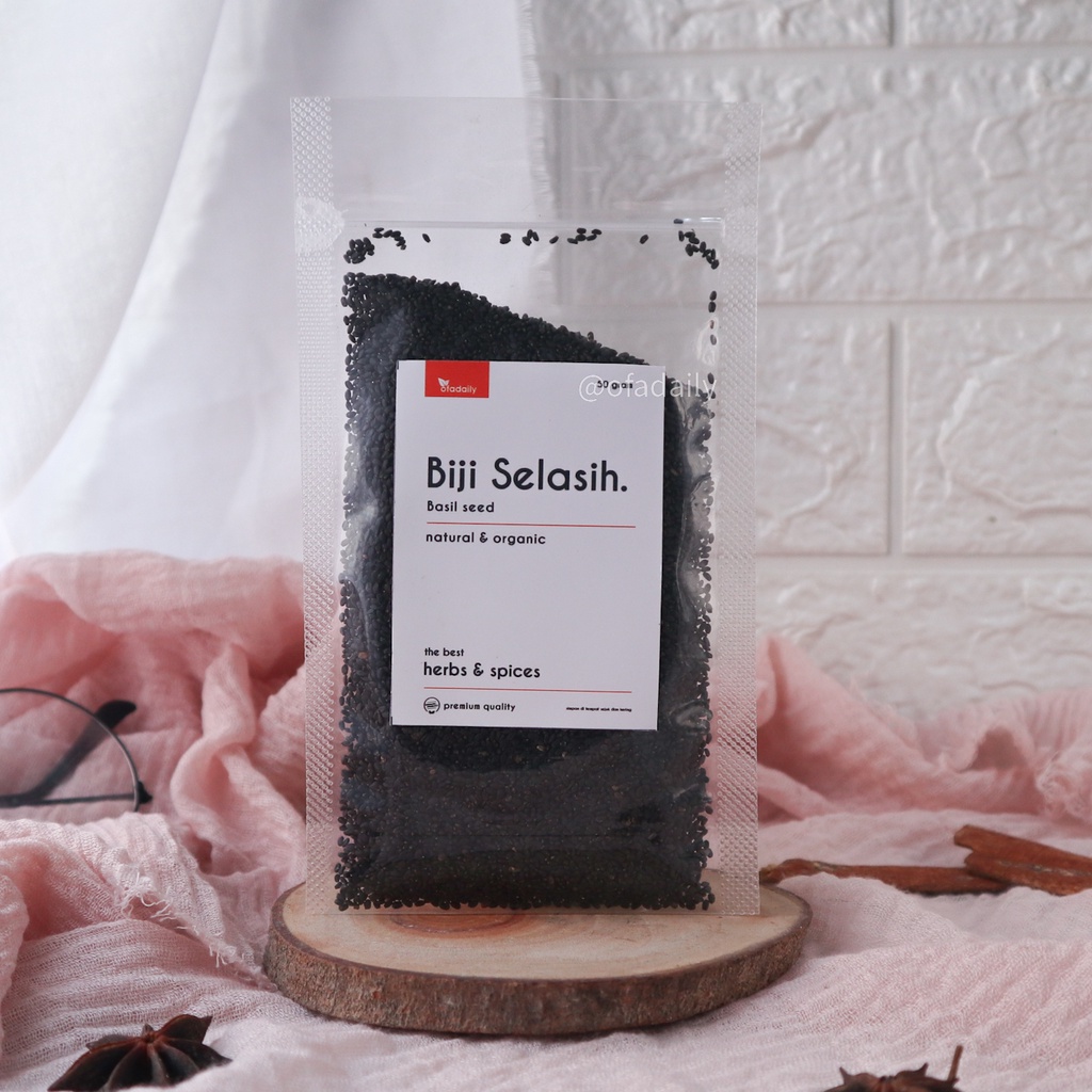 

Biji selasih basil seed telasih Rempah JSR Herbal super food harga hemat - ofadaily