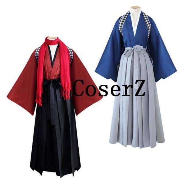 Touken Ranbu Yamatonogami Yasusada & Kashuu Kiyomitsu kimono hakama Cosplay Costume Anime male