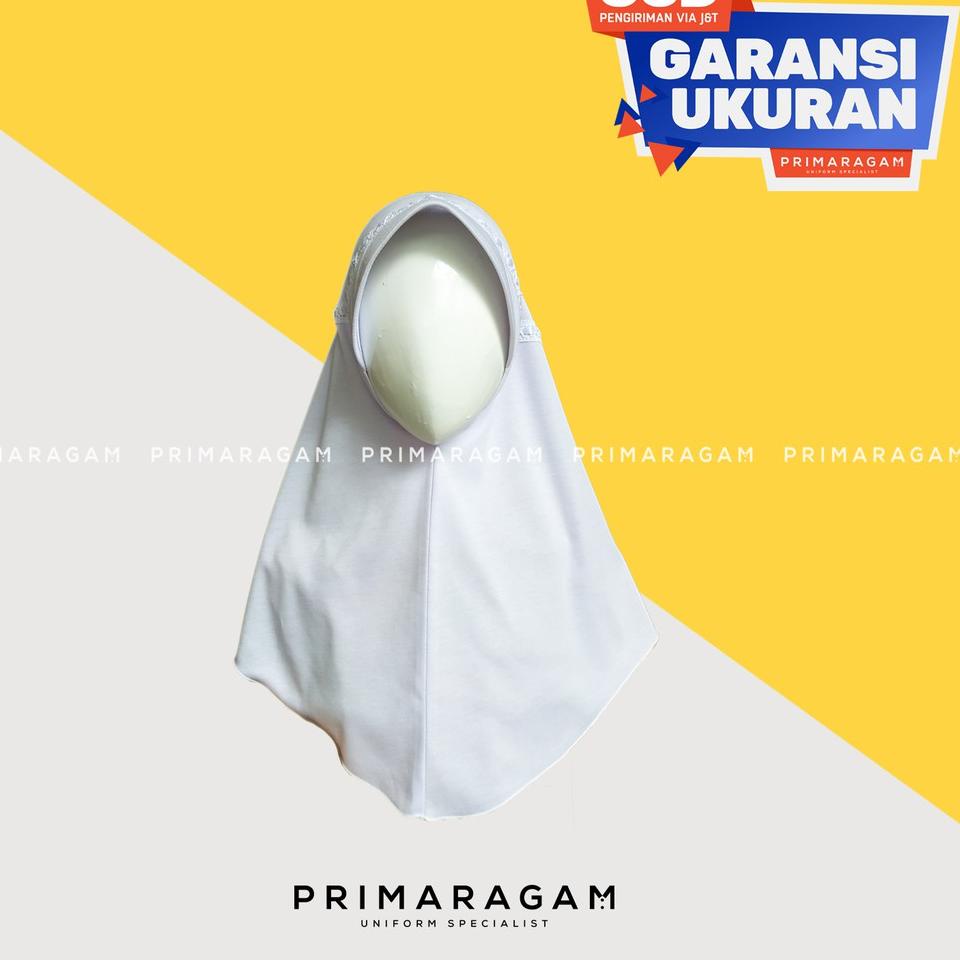 [KODE PRODUK FLKLS4465] Kerudung sd kerudung anak sd jilbab sd warna putih ssd-011