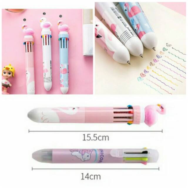 

Pulpen Warna Warni Flamingo