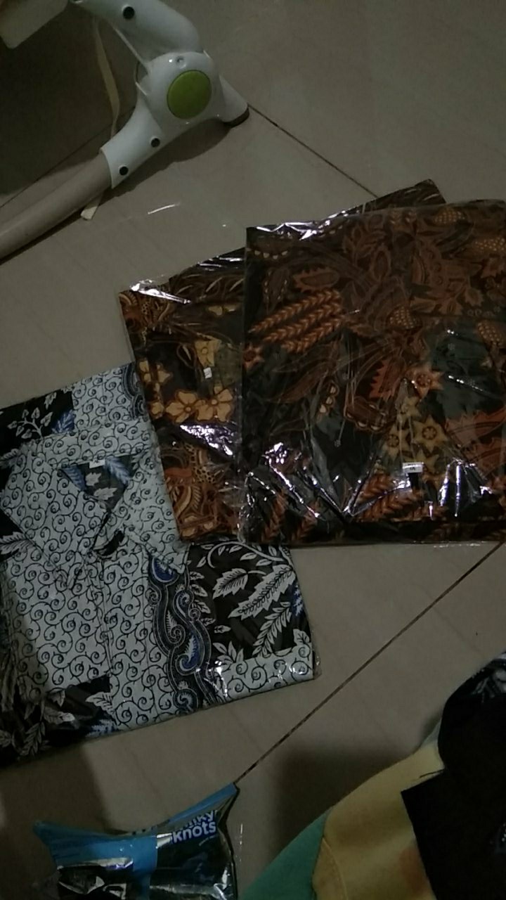 Kemeja Batik Pria Lengan Panjang Manggar Sogan