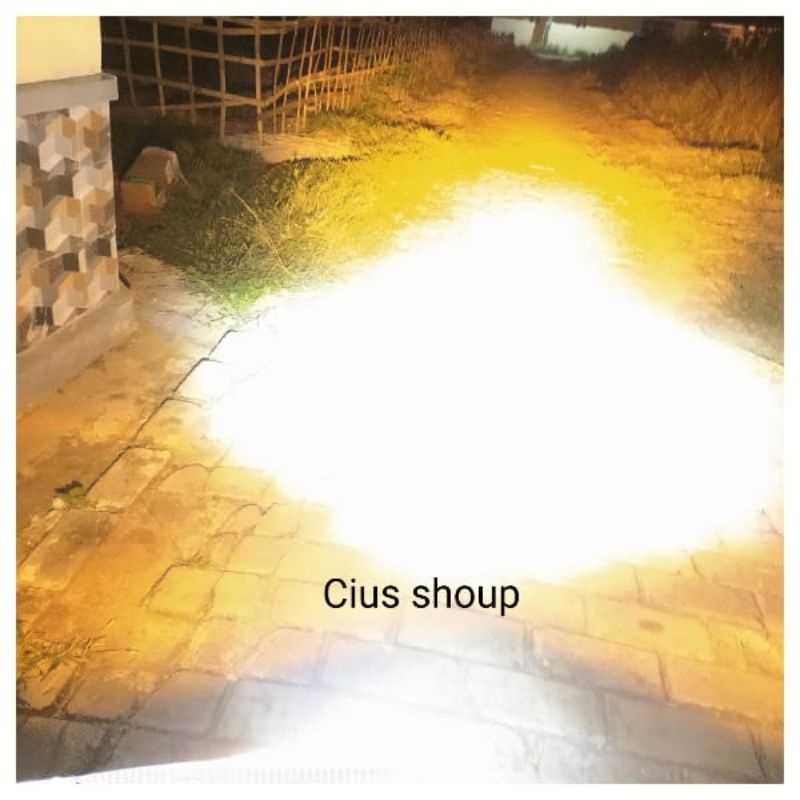 LAMPU LED 6 SISI AC DC 2 WARNA WHITE YELLOW HI/LOW LUMINOS ECO9 UNIVERSAL SOKET H6 H4 H7 MOTOR-3