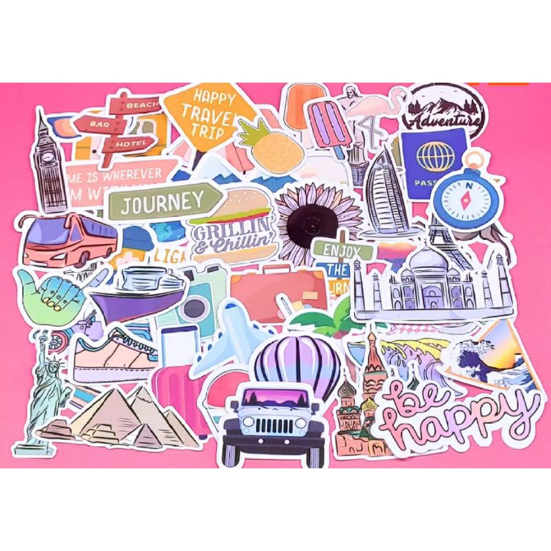 

Stiker kawaii Holiday (isi 55pcs)