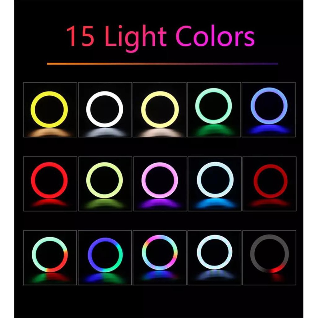 Selfie Ring Light Portable Clip Flash LED RG-01 Tanpa Baterai