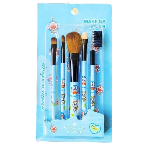 MAKEUP BRUSH KUAS SET 5 IN 1 KARTUN [SWEETSPACE]