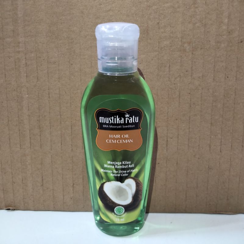 CemCeman Mustika Ratu 75ml Ex 2024 Hair Oil.