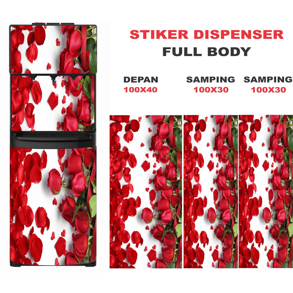 

STIKER DISPENSER MOTIF BUNGA MAWAR PITA