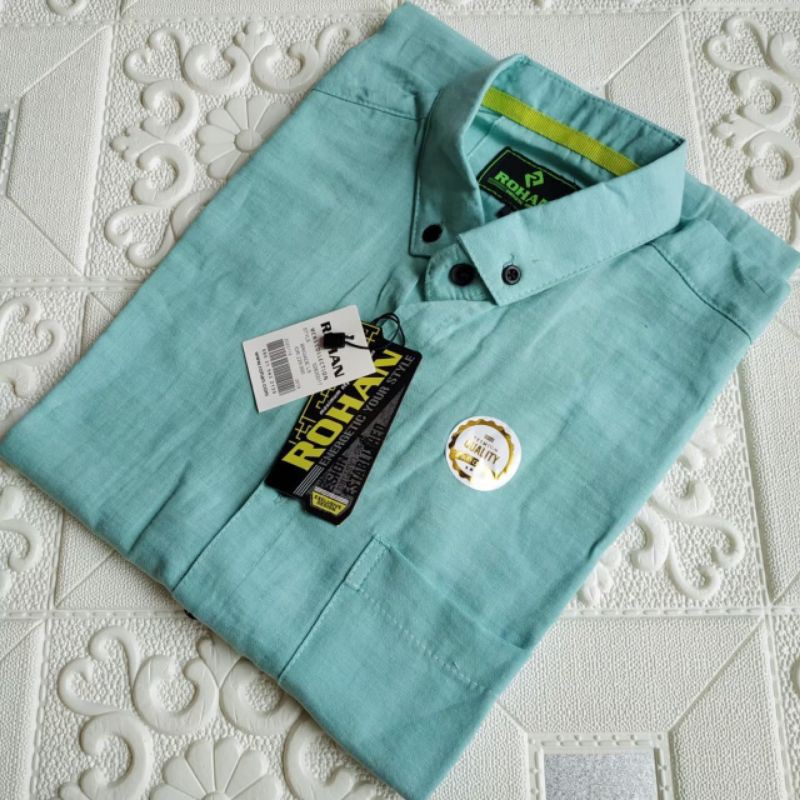 Kemeja pendek  pria SEMUA WARNA READY STOK - kemeja pria - kemeja lengan