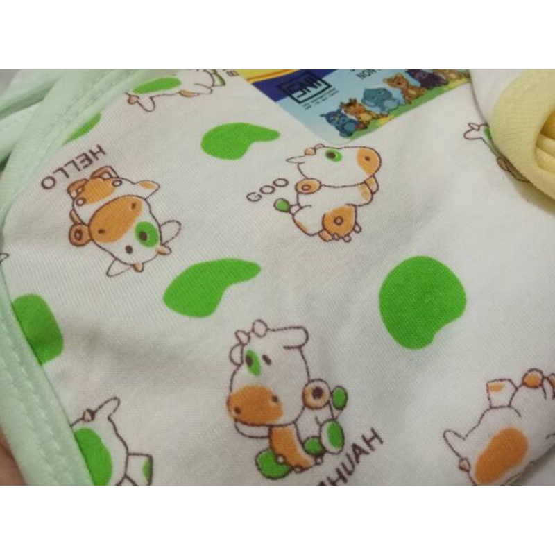 6 PCS POPOK Katun Saori Bahan Katun Combed Motif Sablon Warna