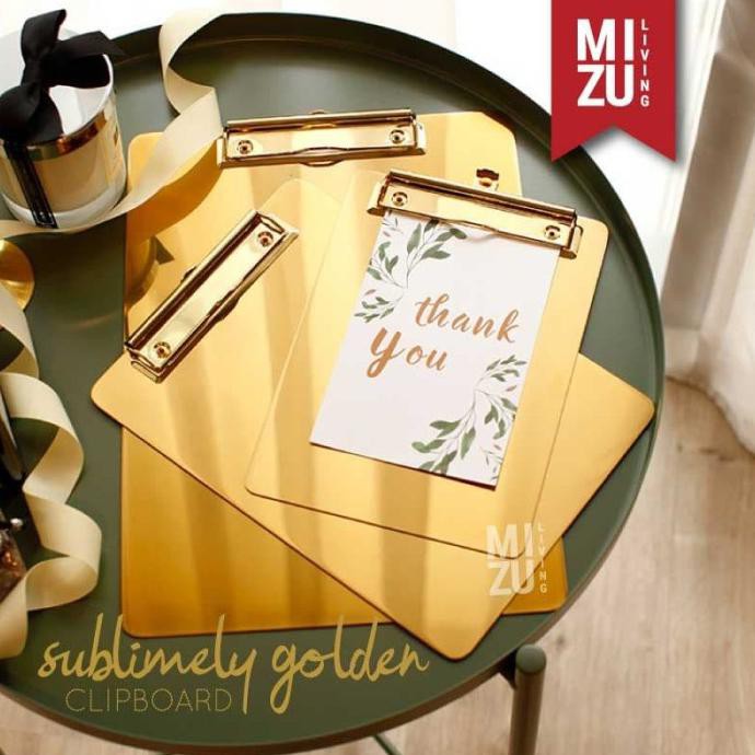 

Cuci Gudang Awal Tahun SUBLIMELY GOLDEN CLIPBOARD Papan Jalan Alas Ujian Emas - SG CBOARD S YG Promo