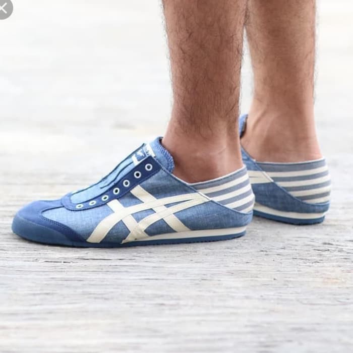 Hot Asics Onitsuka Tiger Slip On Premium Original / Sepatu Wanita Cewek