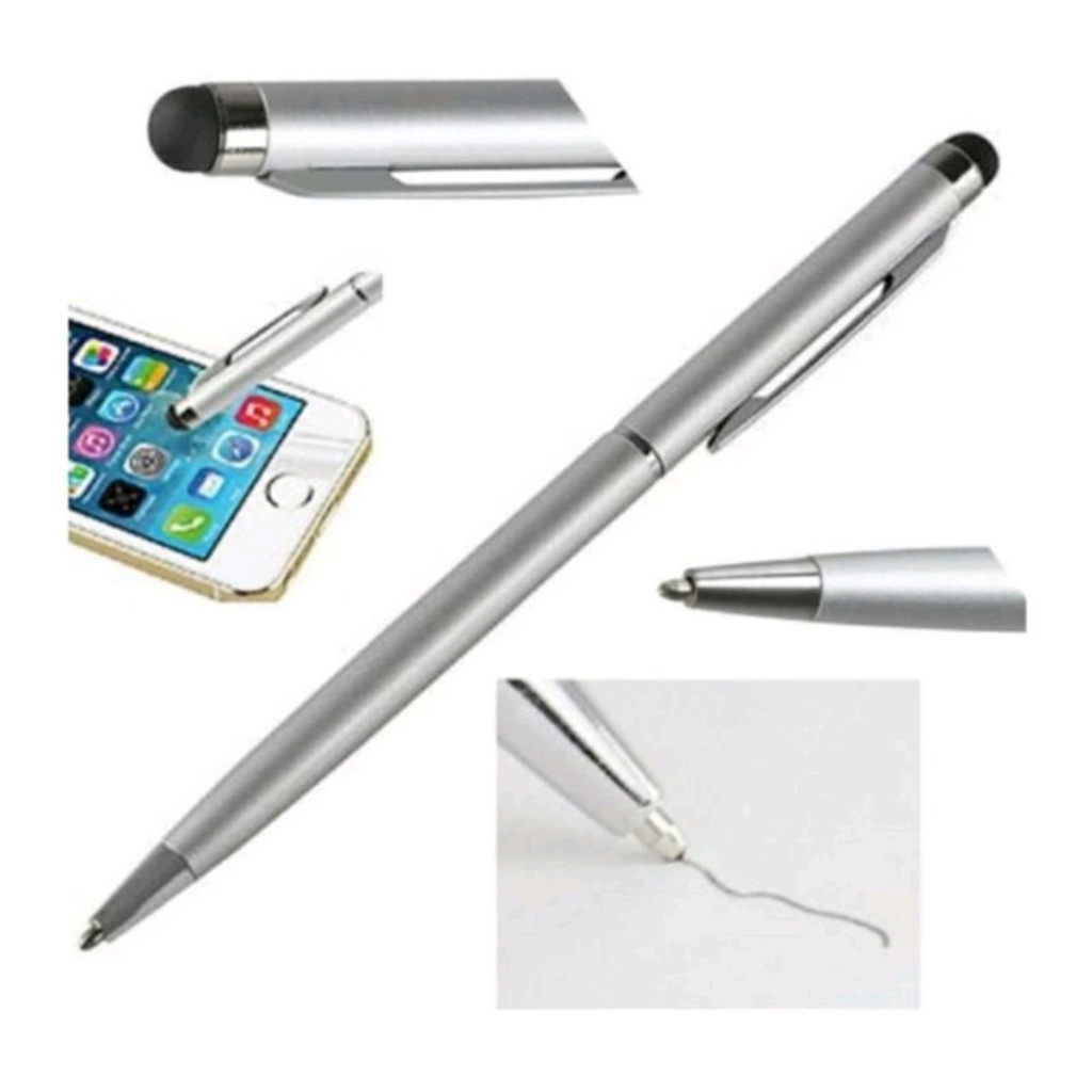 (B212) Pen Stylus 2in1 Pulpen Stylus Pena Stylus Ballpoint Stylus Smartphone