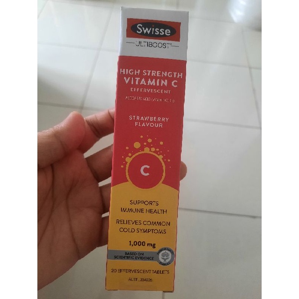 swisse high strenght vitamin c effervescent 1000mg