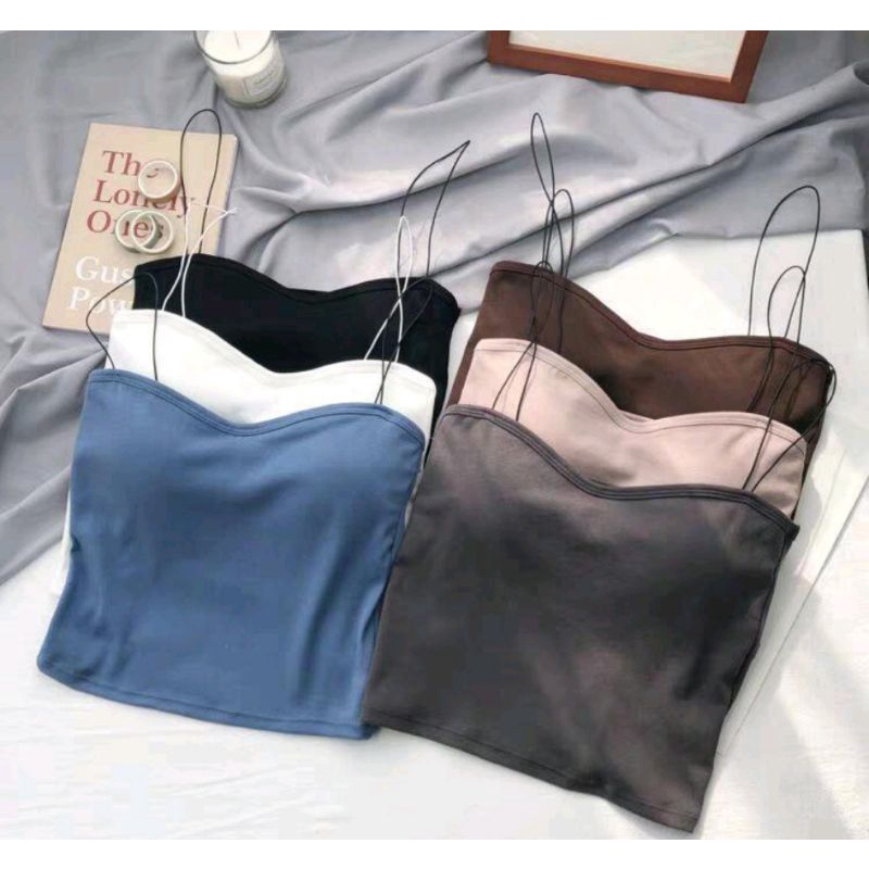 Bra Tanktop BH Olahraga Tanpa Kawat SportBra Sehat