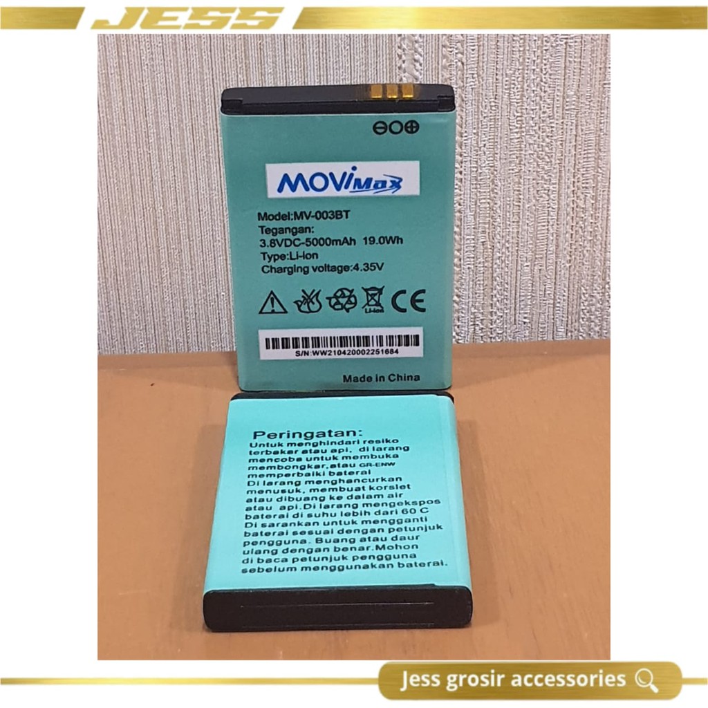 Baterai Battery Modem Mifi 4G XL GO MOVIMAX MV003 , MV-003BT , Bolt Juno MV005 , M2Y , ZTE WD670