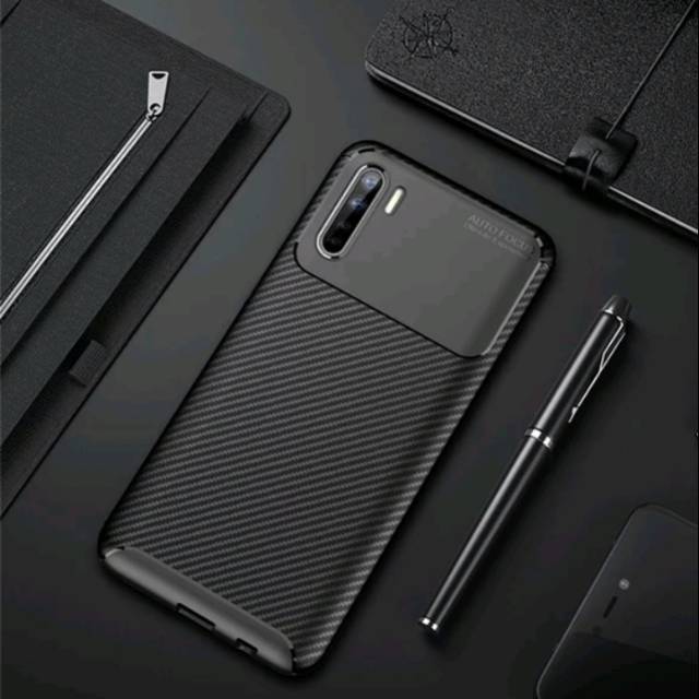 Original Luxury Matte Auto Focus Carbon Shockproof Ultra Thin Softcase Oppo Reno 3 2020 Soft Case