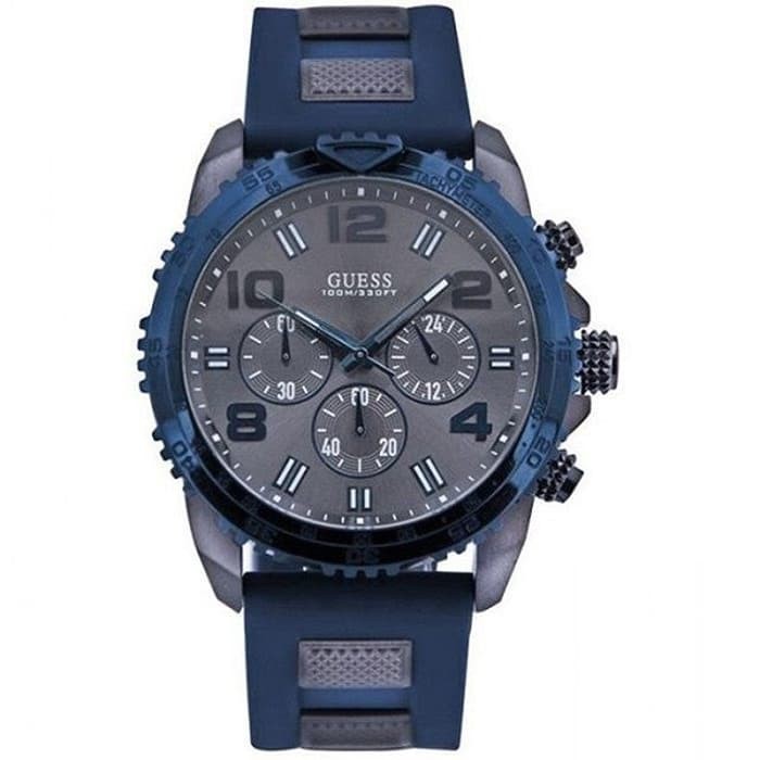 Guess W0599G2 Velocity - Jam Tangan Pria - Rubber - Chronograph - Guess Watch