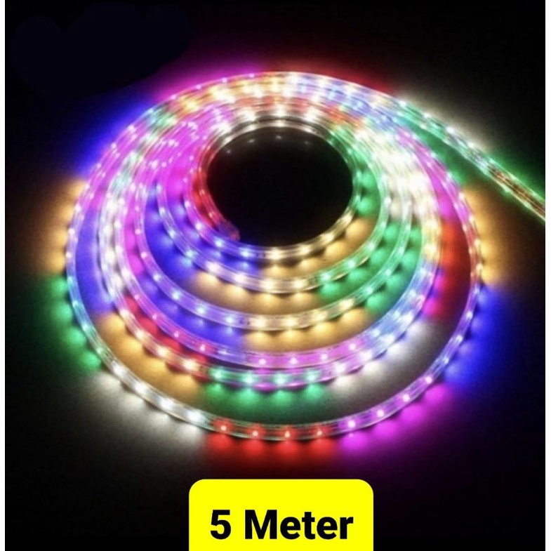 Lampu interior Led Strip RGB 2835 5Meter remote 44mode lampu outdoor