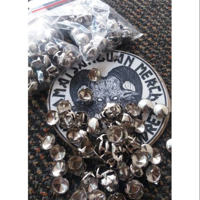 SPIKE KERUCUT 12mm|Isi 100 biji|BISA COD