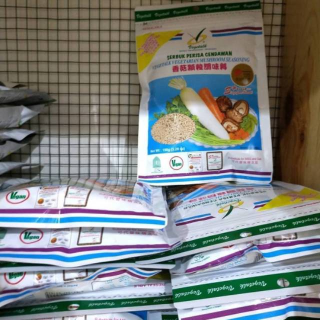 

Vegetalk Mushroom Seasoning Pengganti MSG & Garam 150 Gr
