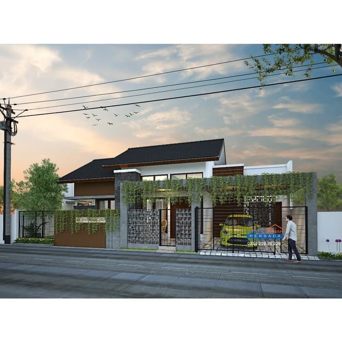 Desain Rumah 1 Lantai di Lahan 16,8 x 10 M2 | DR – 1680