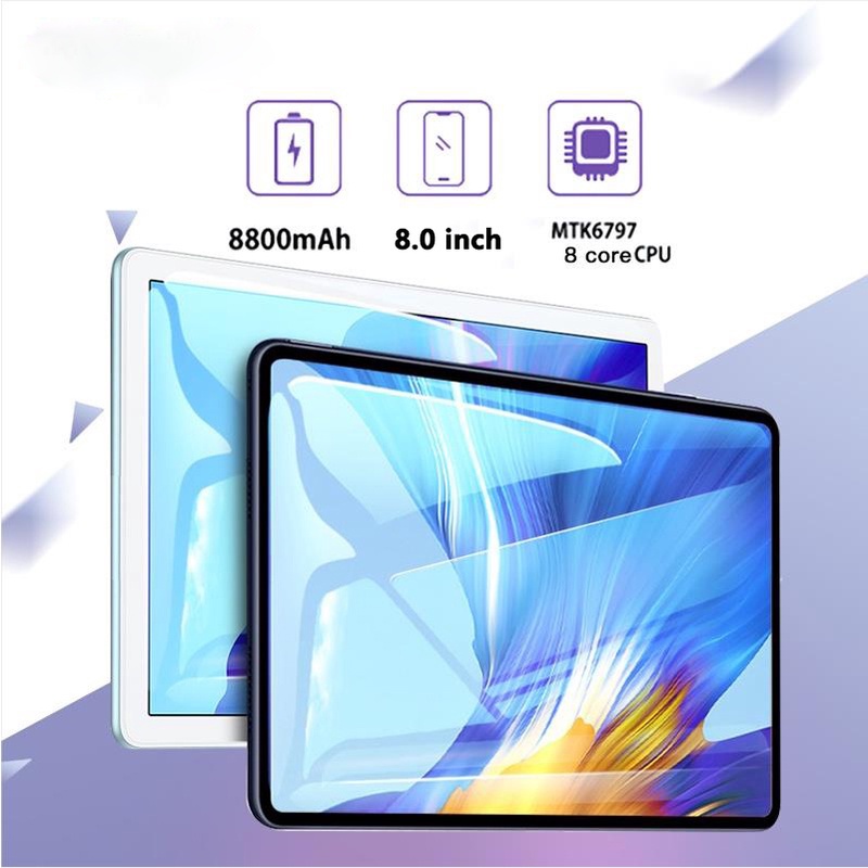 2023 Asli P20 Tablet PC 8-inch HD Layar 4G Jaringan WiFi Tablet PC 6 GB + 128 GB Android Tablet PC Mahasiswa Belajar Tablet PC