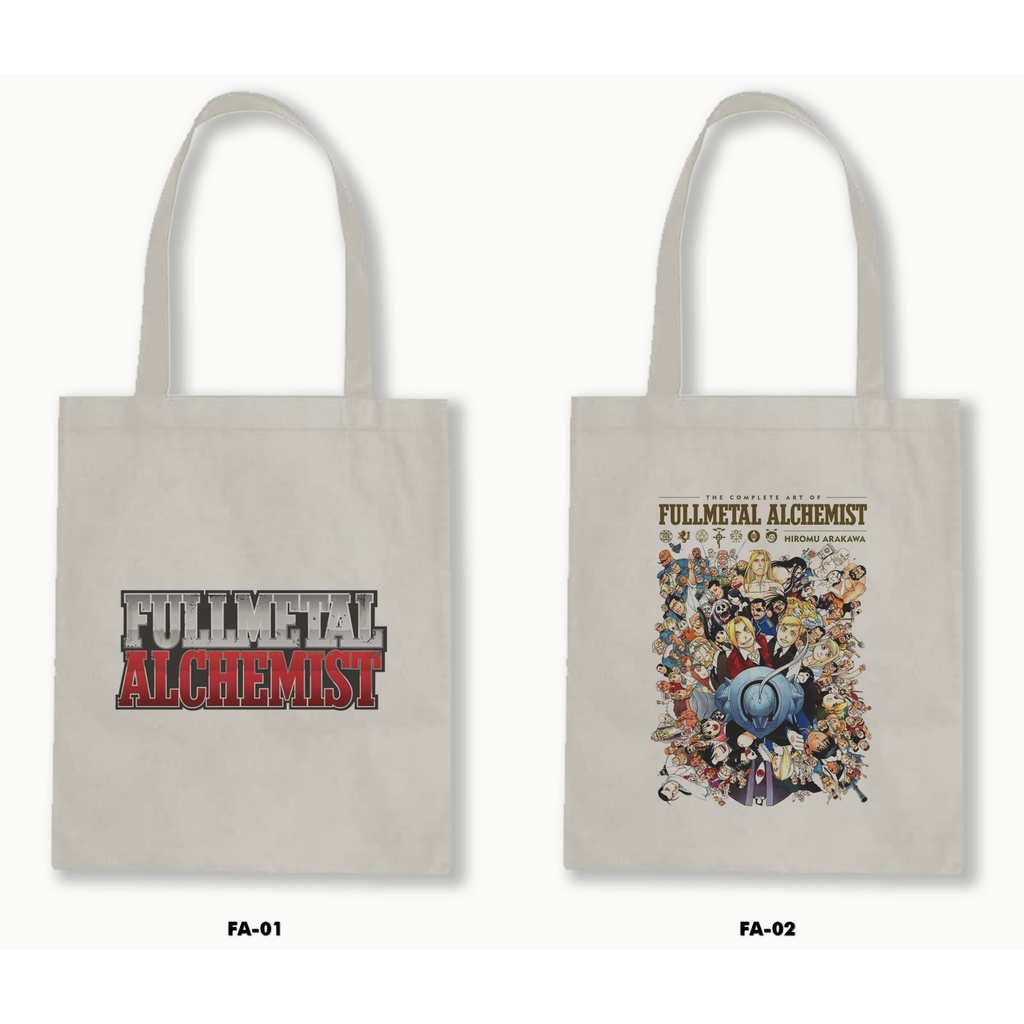 TOTE BAG BLACU - FULLMETAL ALCHEMIST