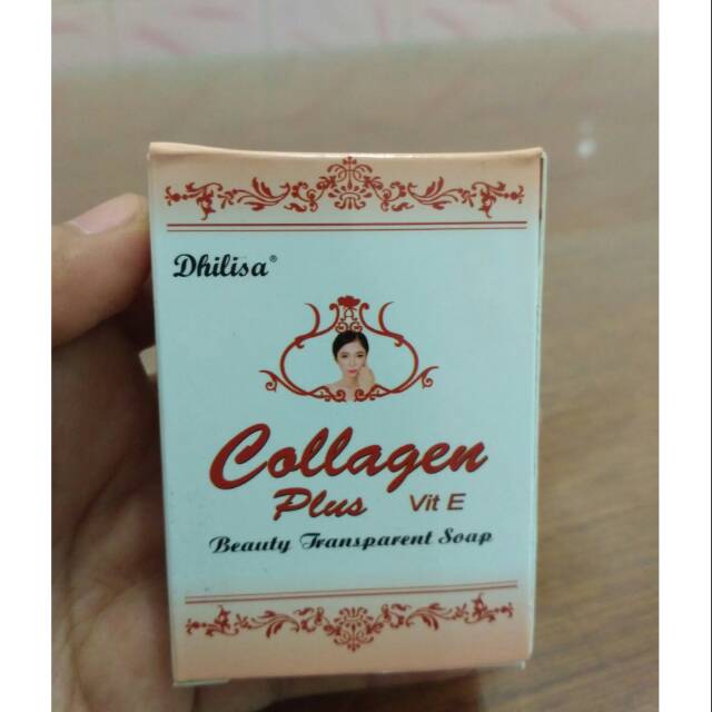 PASTI MURAH - DHILISA SABUN WAJAH - Dhilisa collagen 80g.. *sabun wajah*mo