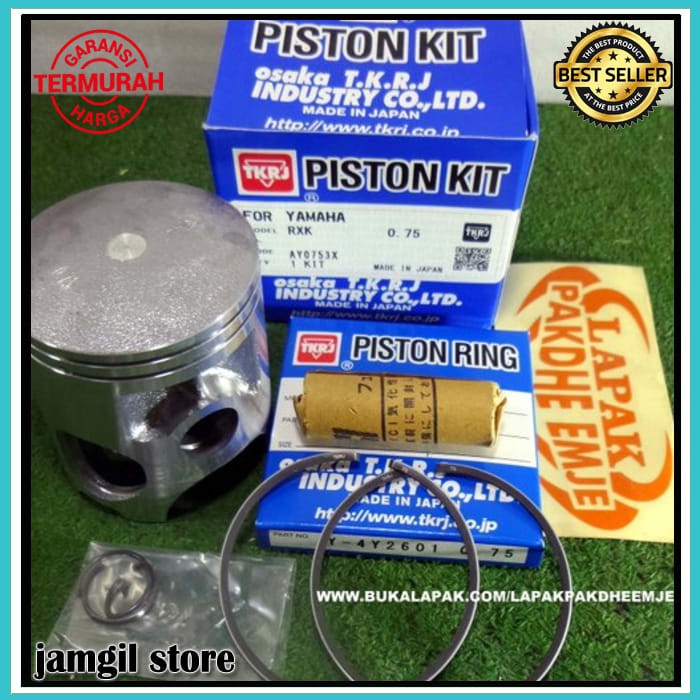 PISTON RX KING OS 075 TKRJ ORIGINA TKRJ ORIGINAL OSAKA JAPAN SEHER PISTON KIT RX KING OS OVER