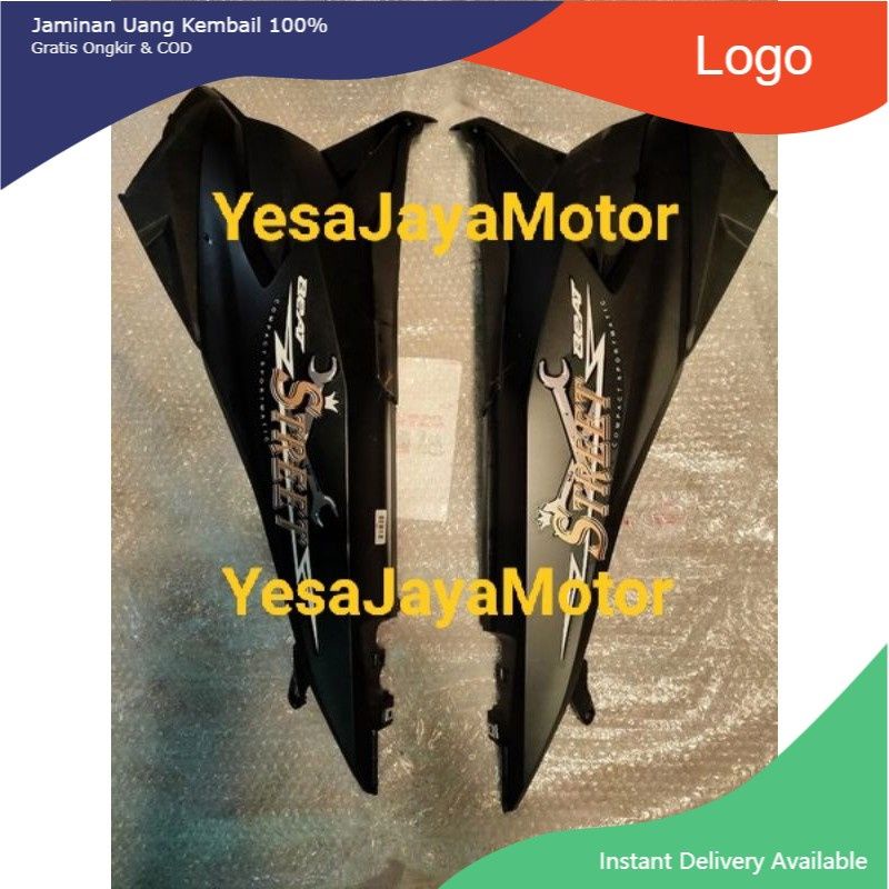 Body Belakang Honda Beat New 2020 Warna Hitam Doff Plus Sambungan Body