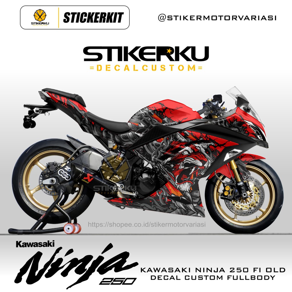 DECAL NINJA250FI / DECAL KAWASAKI NINJA FI / STICKER NINJA FI / FULLBODY / DECAL NINJA FI / 03