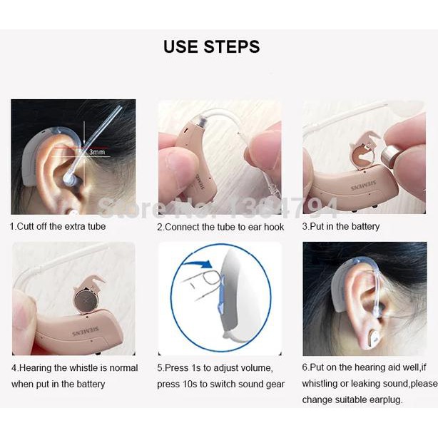 Hearing Aid / Alat Bantu Dengar Siemens Touching Fast P