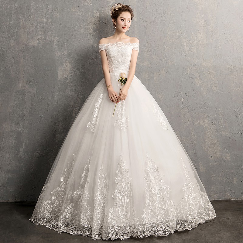 Gaun Pengantin 1811020 Putih Sabrina Wedding Gown