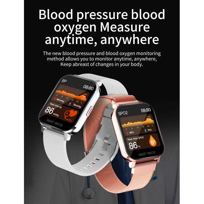 IDN - SKMEI Smartwatch Heart Rate Blood Oxygen Stainless Steel - MT28S