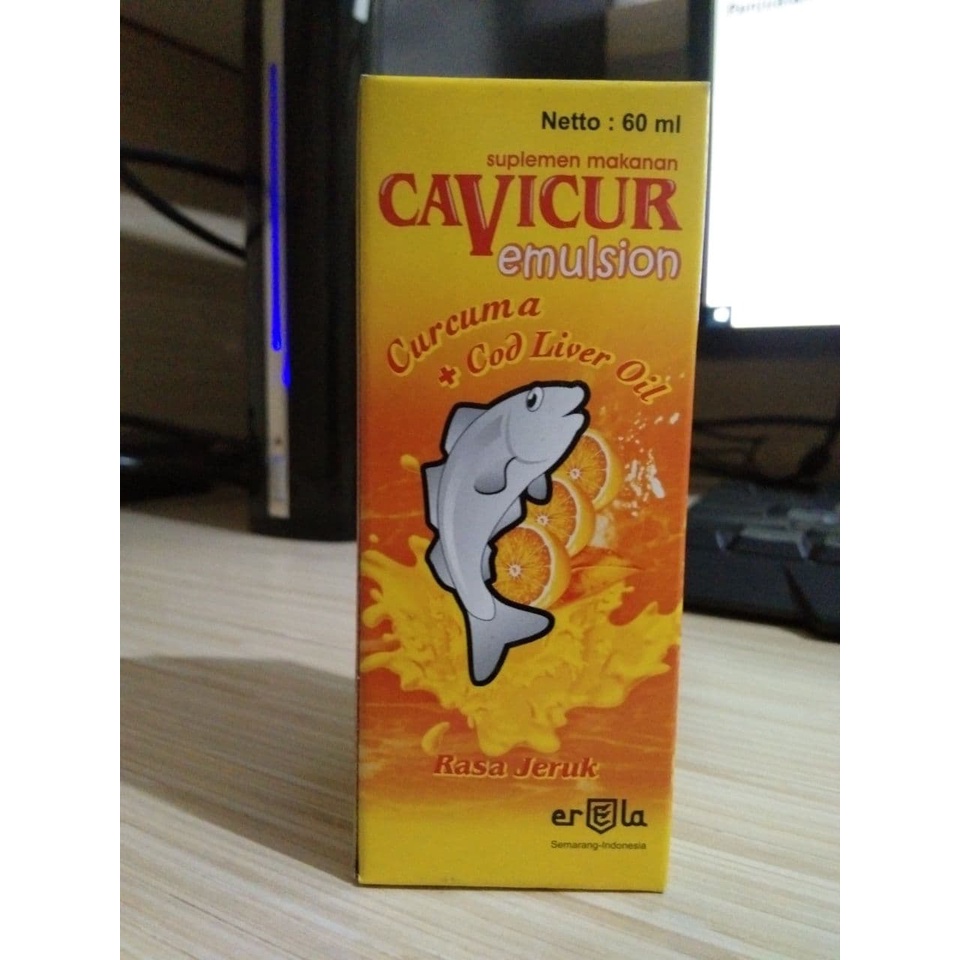CAVICUR SIRUP VITAMIN DAYA TAHAN TUBUH DAN PENAMBAH NAFSU MAKAN PADA ANAK
