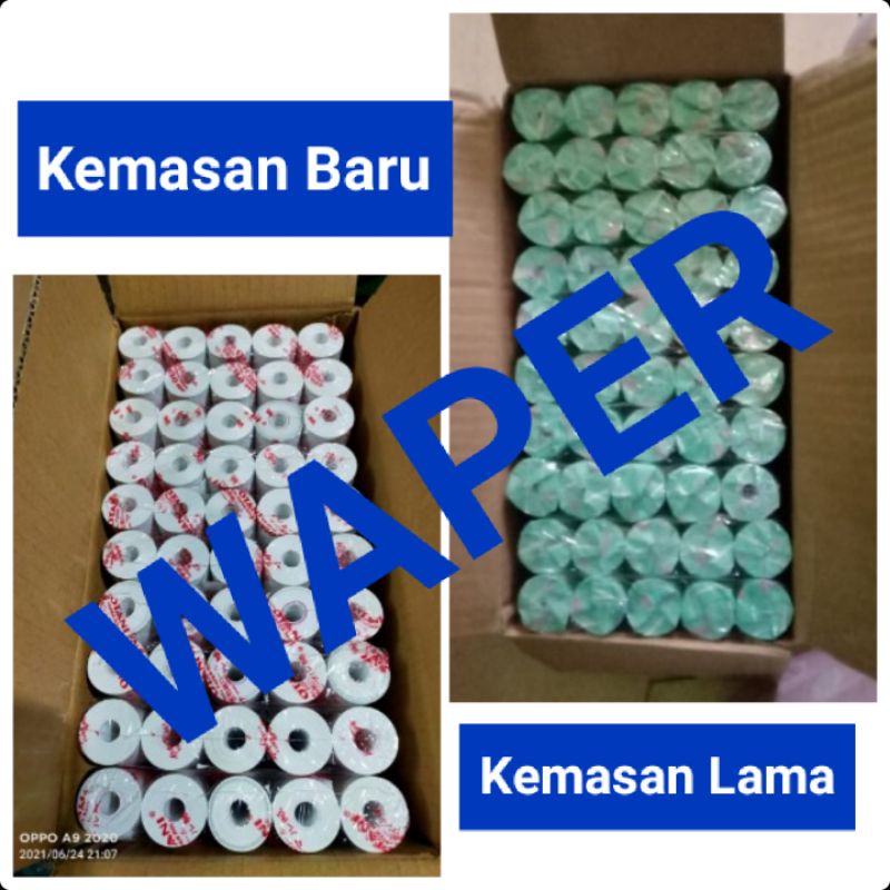 

Kertas Struk Thermal Otani 57x30 / 57x31 / 58x30 / 57 x 31 Black perpack isi 10 Roll