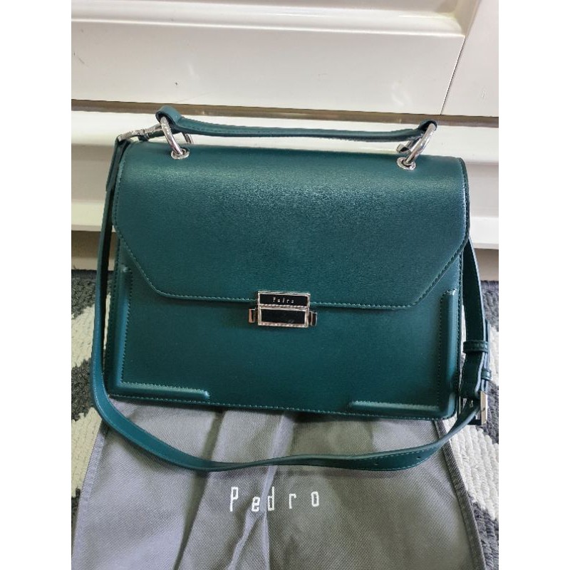 preloved tas ori pedro warna hijau