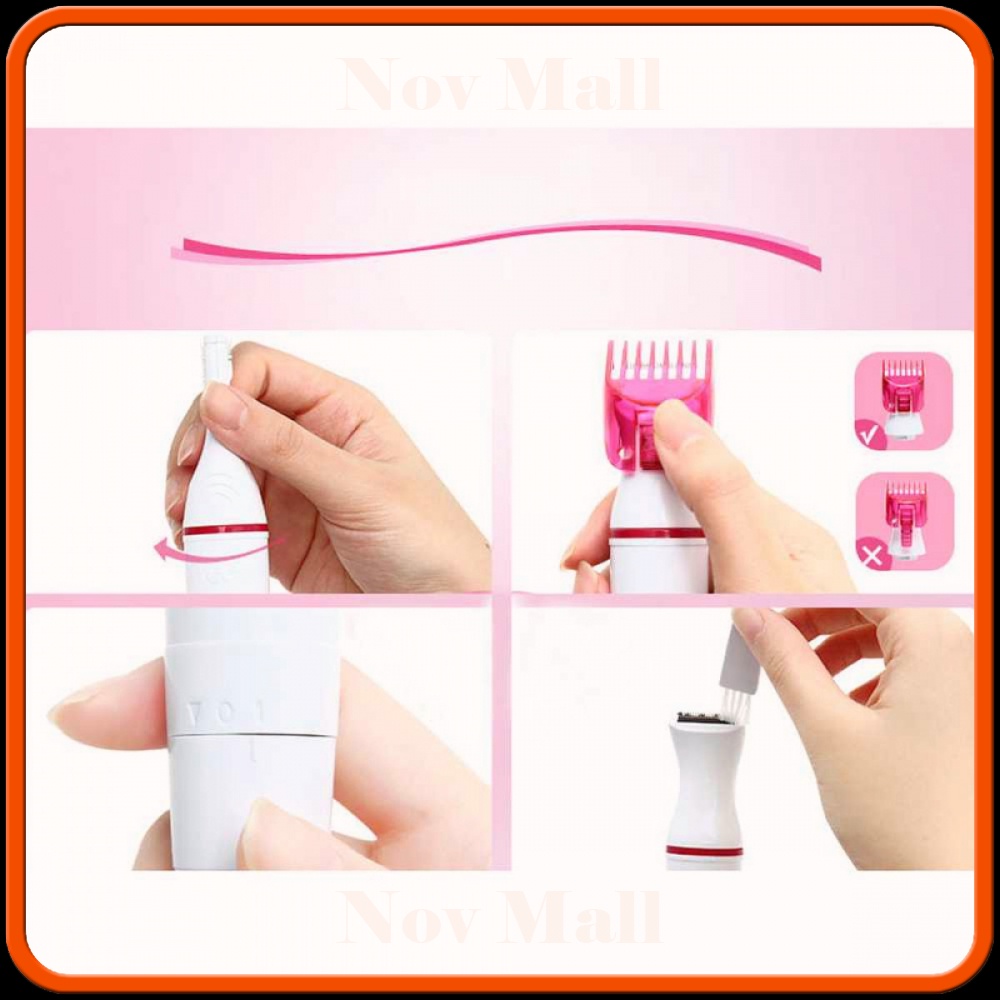 5in1 Trimmer Shaver Pencukur Bulu Tubuh Elektrik GN-062