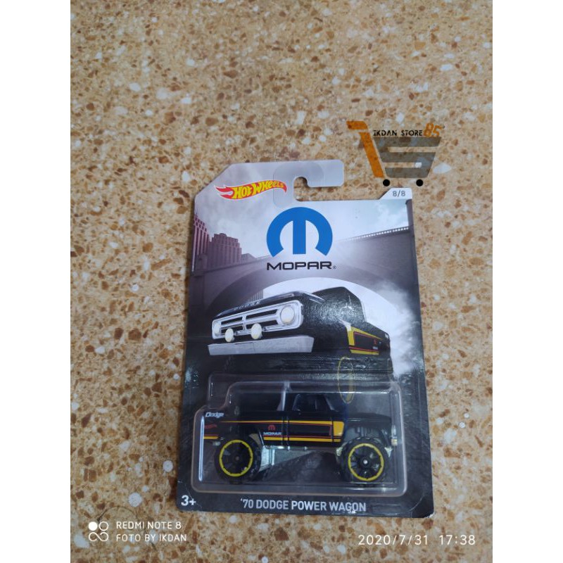 Hot wheels 70 DODGE POWER WAGON