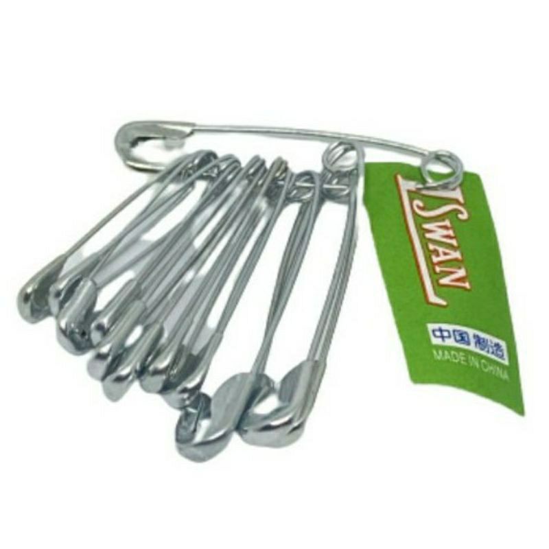 Peniti SWAN 1 Renteng isi 12pcs / Peniti Set / Peniti Hijab