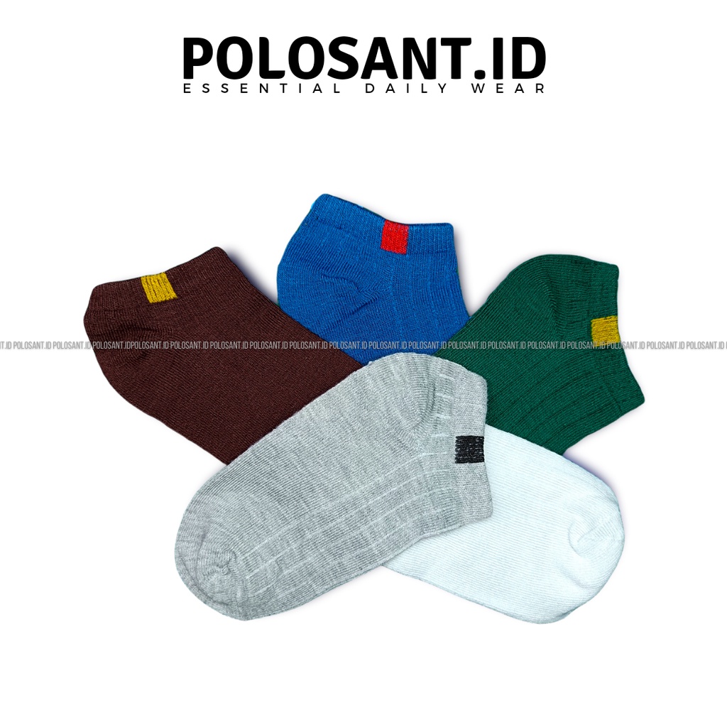 [PREMIUM] Kaos Kaki Pendek Kantor Semata Kaki Unisex Original POLOSANT.ID